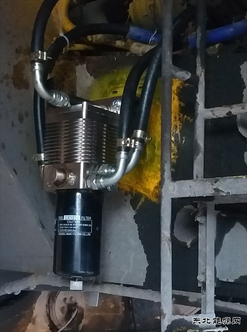 南露天煤矿自卸车柴油流量计开始测试