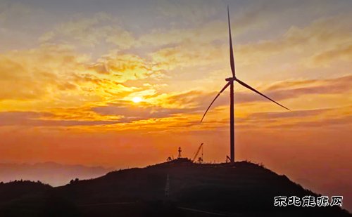 德江双坝100兆瓦风电场全容量并网发电