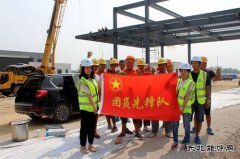 中建市政邳州271项目团支部开展“关爱工友，夏送清凉”活动