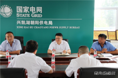 兴凯湖电业局：局长陈殿军一行到朝阳供电局调研