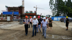 浙江省G20峰会督导组对肖东枢纽二标进行安全检查