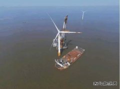 ZPMC圆满完成中广核如东150MW海上风电机组安装
