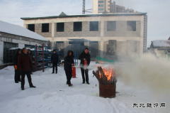 兴凯湖电业局：庆丰供电进行火灾事故应急演练