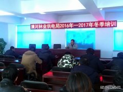 清河林业供电局：冬训快速“充电”