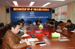 中铁武汉电气化局建设分公司召开组织生活会暨民主评议党员大会