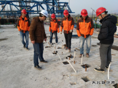 浙江省余姚肖东高速枢纽二标项目进行安全质量大检查