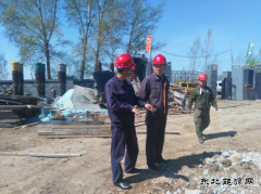 兴凯湖电业局：组成联合检查组对龙头变施工现场进行隐患排查