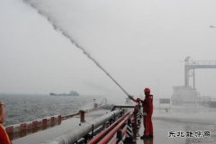 南堡4号人工岛上演练忙