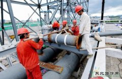 浙能德清天然气分布式英皇体育项目进入设备安装高峰