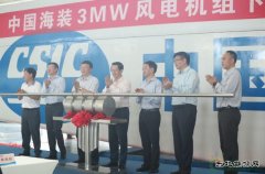 世界最大直径3MW陆上风电机组下线“捕风”