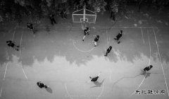 室外篮球（航拍）