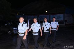 月亮田矿保卫科联合派出所加强夜间巡逻