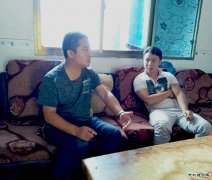 月矿开展班队长以上管理人员家访活动