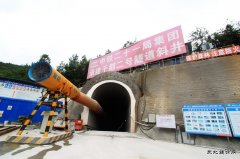 中铁二十一局：兴泉铁路兴国段最长隧道于都2#隧道斜井“改斜归正