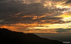 天子峪晚霞(摄影作品)