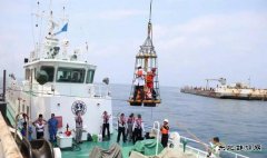 广东阳江市海上风电项目首次大规模施工应急救援演练