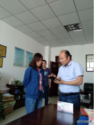 中国联通神木分公司党支部书记到神木煤化英皇体育公司进行党建工作交