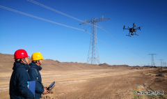 新疆送变电：吉泉线完成冬季无人机巡检