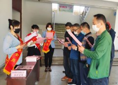 淮北双龙矿业公司协安会开展“大家齐携手，共同防灾减灾”宣传活