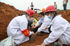 潞安焦化：开展“土方坍塌”事故应急演练