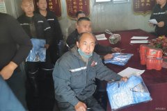 中煤三建二十九处高河项目部开展防暑慰问活动