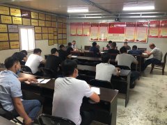 中煤三建二十九处副处长林建一行到古城项目部进行安全检查