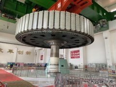牡丹江水力发电总厂：莲花发电厂1号机组转子一次性起吊成功