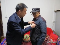 慰问抗美援朝老兵  传递红色革命精神
