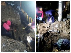 蒲白中心社区：供水抢修风雪无阻