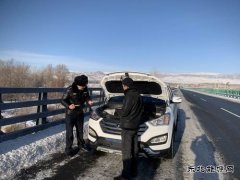 阿勒泰执法支队北屯执法大队寒冬送温暖