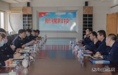葫芦岛市副市长、公安局长孙亭来航锦科技调研