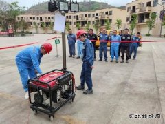 会泽供电局雨碌供电所开展地震演练提高员工自救能力