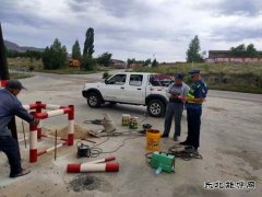 阿勒泰执法支队北屯执法大队战高温 斗酷暑