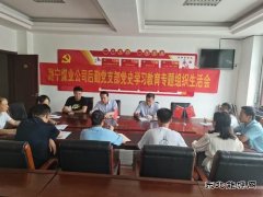 潞宁煤业“三严”把舵 召开党史学习教育专题组织生活会