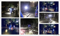 防汛抢险排隐患 雨中守护安民心