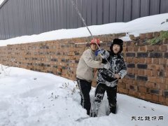 大唐葫芦岛热力公司：清扫积雪保畅通 加大巡检保供暖
