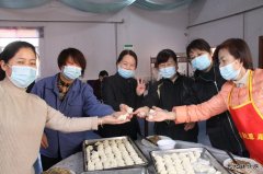 蒲白矿业技校联合党委：冬至饺子情意浓 “温情饺子”暖人心