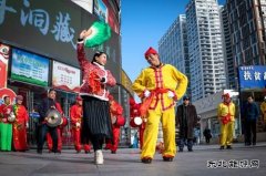 《非遗闹新春红火过大年》大年初一淮南年味花鼓灯即兴表演