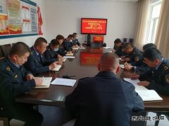 阿勒泰执法支队召开2022年全面从严治党及党建领导小组会议