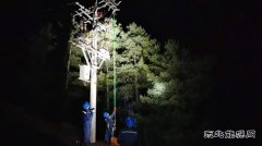 会泽供电局连夜抢修故障断路器2千余户村民有电用