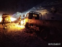 富蕴执法大队：昼夜奋战 联合救援保平安