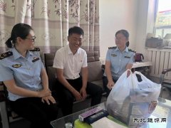 哈巴河执法大队：情系驻村干部 双节慰问暖人心