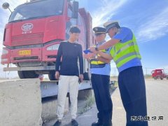 阿勒泰执法支队布尔津执法大队 常态化开展路警联合超限超载治理
