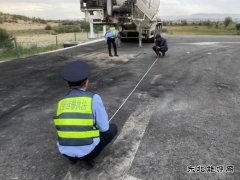 阿勒泰执法支队布尔津执法大队护路尽责处置路损案件