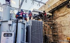 黑龙江水电总厂：战严寒，巧施工 莲花发电厂主变顺利投运