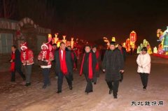 国网义县供电公司点亮绚烂“花溪森林公园”灯展