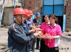 淮北双龙公司：清凉送一线 齐心保安全