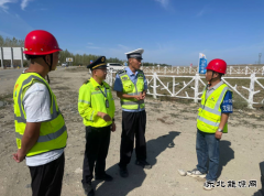 哈巴河执法大队：加强在建公路项目施工监管 确保公路安全