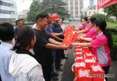 淮北双龙公司开展协安助力“安全两步走”中秋慰问活动