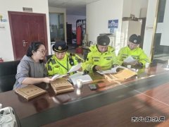 北屯执法大队开展大件运输车辆“双随机、一公开”执法检查工作